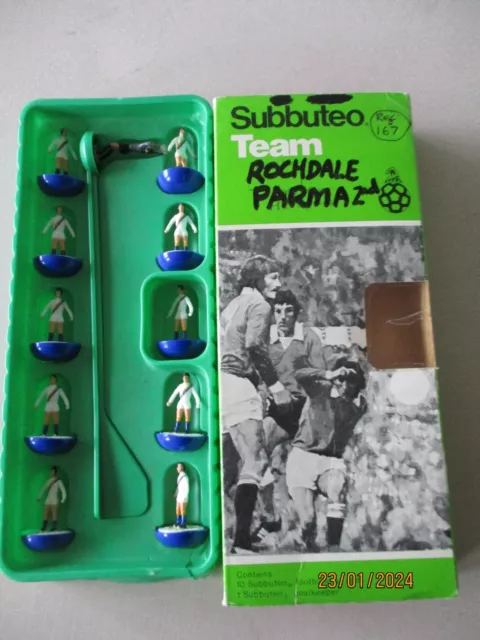 Subbuteo Zombie Lightweight Team 167 Rochdale , Parma 2nd