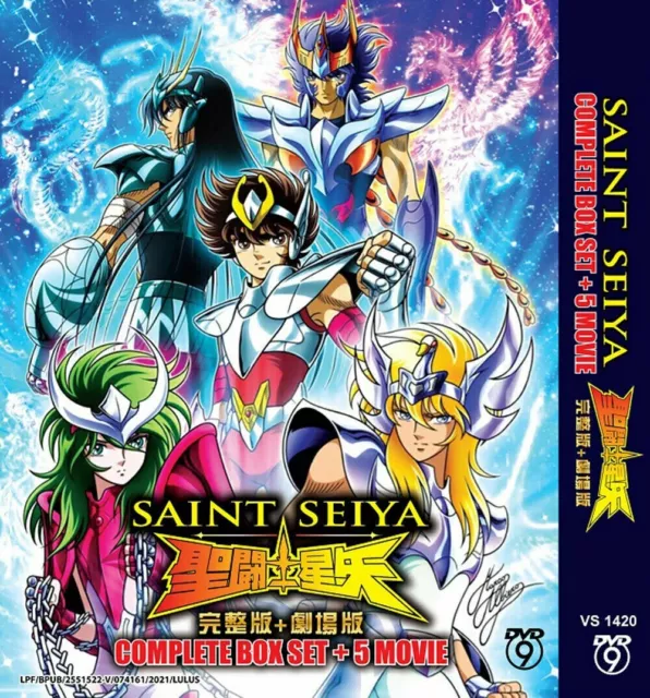Anime Dvd Saint Seiya Complete Tv Series (Eps 1-290 + 5 Movies) Box Set