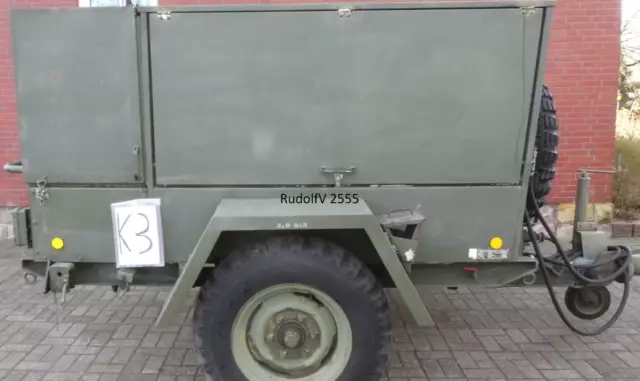 1x Kompressoraggregat Anhänger 10 Bar Flottmann Flottair 680Y ex Bundeswehr (K3)