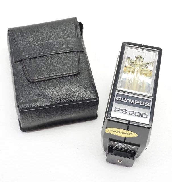 OLYMPUS PS 200 Electronic Flash Unit + Case £22.50 PicClick UK