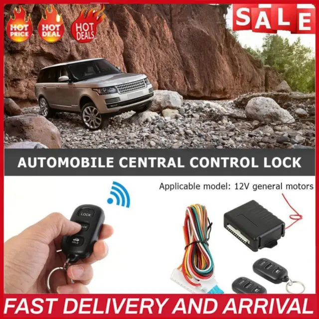 Universal Car Remote Central Door Lock Kit Keyless Entry Alarm System 410/T126