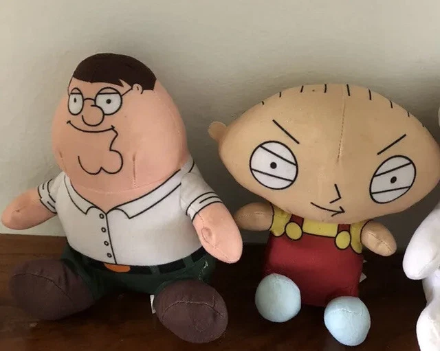 FAMILY GUY PLUSH toy factory lot rare peter griffin stewie used 40.00