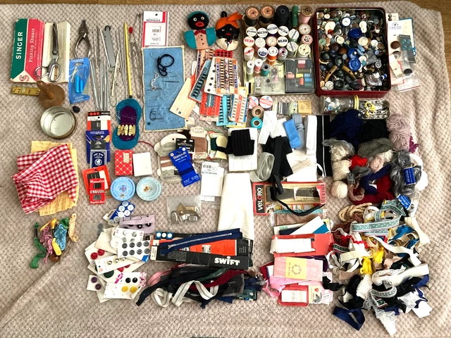 Large Bundle Of Mostly Vintage Sewing Items