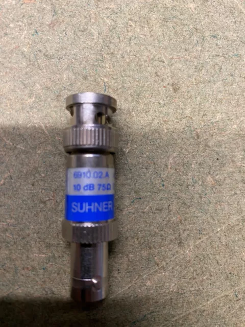 HUBER & SUHNER 6910.02.A 10dB Attenuator DC-1 GHz 0.5Watt