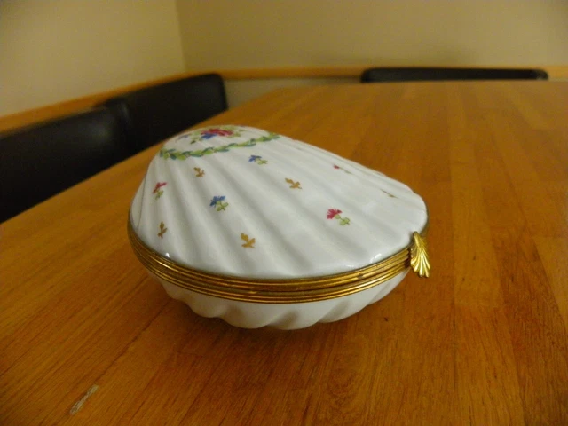 Bonbonnière Porcelaine Haviland Limoges - Forme Coquille St Jacques