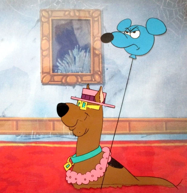 SCOOBY DOO FOOTBALL dog HANNABARBERA 1980s ORIGINAL PUBLICITY COLOR