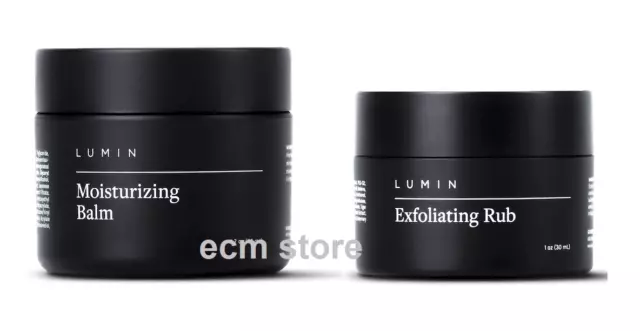 LUMIN Set de Moisiturizing Balm 50 ml + Exfoliating rub 30 ml soin visage /EBKM