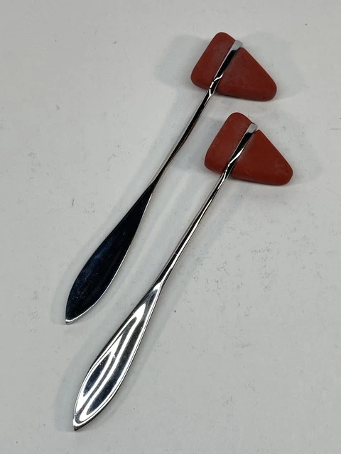 Reflex Percussion Hammer LOT OF TWO 2 Stainless Steel Rubber Vintage PAKISTAN