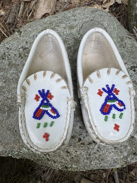 Vintage Native American Moccasins FOR SALE! - PicClick display picture 3