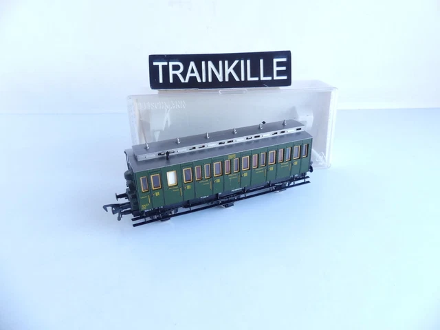 Wagon Voyageur SNCF Fleischmann HO Ref 5085 F K - Neuf En Boîte - Électrique