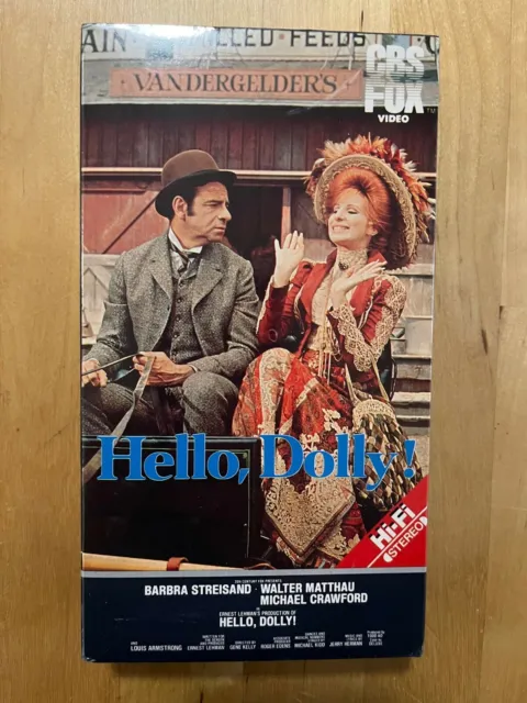 Hello, Dolly! (VHS, 1984) CBS FOX Video SEALED WATERMARK