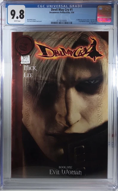 🌟 Cgc 9.8 Nm/Mt Devil May Cry #1 Game Variant Capcom 2004 First Print Dreamwave