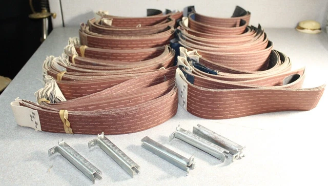 1 1/2" & 2"  Aluminum Oxide Slash 80 Grit Sand Paper Lot