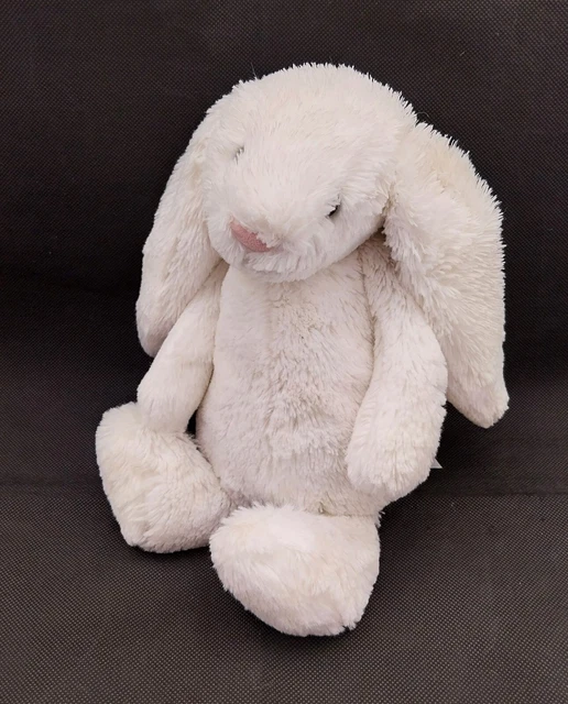 JELLYCAT MEDIUM WHITE Bashful Bunny, Plush Rabbit Soft Toy £15.00 ...