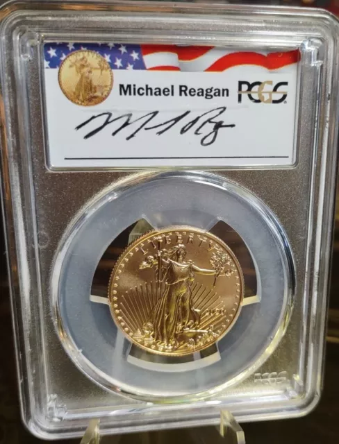 2020 $25 Gold Eagle Pcgs Ms70 Reagan Legacy Series (Read Description)