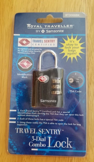 Samsonite combo lock outlet