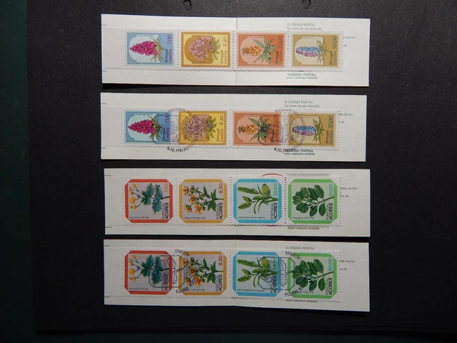 Lot PORTUGAL AZOREN/MADEIRA 1981: 4 Markenheftchen 1981, postfrisch/gestempelt