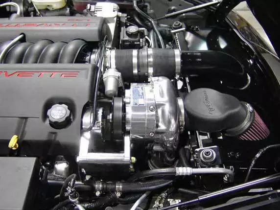 Chevy Vette C6 LS2 2007 Procharger P1SC1 Supercharger Intercooled Helical Gears Chevy Vette C6 LS2 2007 Procharger P1SC1 Supercharger Intercooled Helical Gears