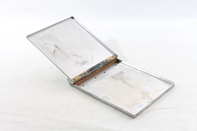antiguo uso casillero de banco dinero cassette escondite deslizador cajón plano