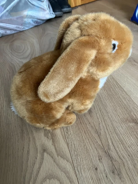 LIVING NATURE BROWN Lop Ear Bunny Rabbit Plush Soft Cuddly Toy £10.00 ...