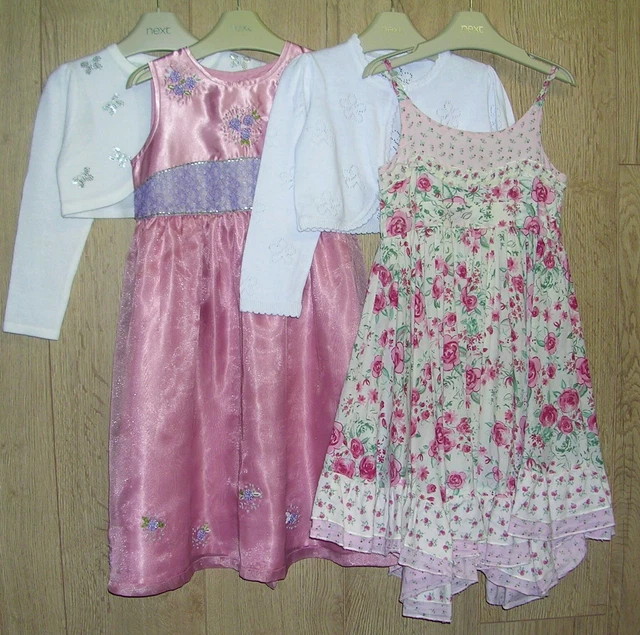 NEXT M&S MOTHERCARE etc Girls Summer Bundle Dress Dresses Cardigan Age 2-3 98cm