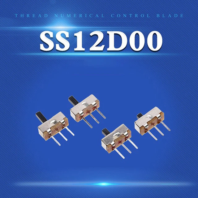 20 pz/LOTTO SS12D00 Interruttore on-off mini interruttore a scorrimento 3 pin 2 posit-u- F2