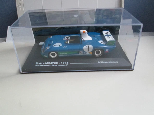 MATRA MS670B 1974 24 Heures du Mans PESCAROLO LARROUSSE miniature 1/43