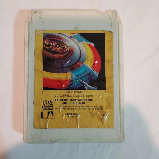 VINTAGE 1977 ELECTRIC Light Orchestra Out of the Blue 8 Track Tape