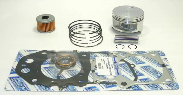 WSM Top End Piston Rebuild Kit Standard Bore 86.5mm Honda Rancher 420 4x4 07-08