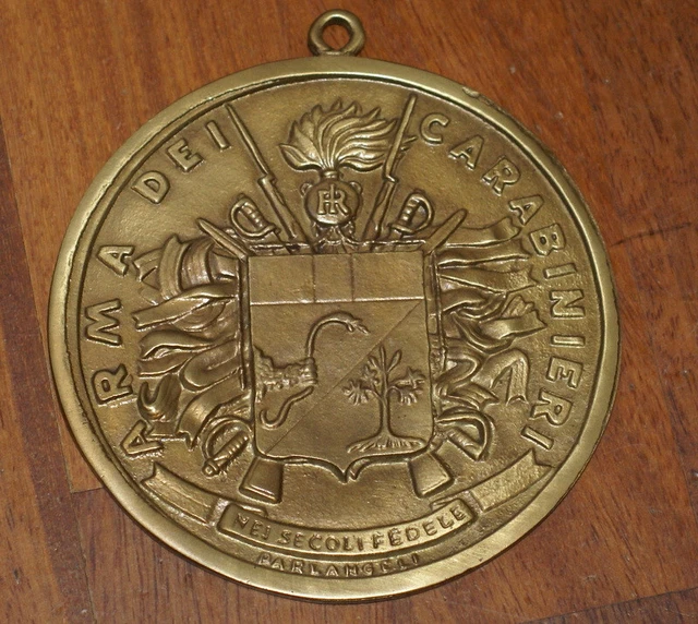 Storico Crest Araldico Da Collezione Dell'arma Dei Carabinieri