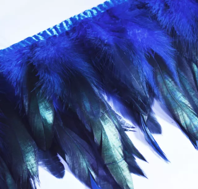 Wholesale* Rooster/Hen/Hackle/Chick Feather Fringe trim Fascinator Material #Yr 3