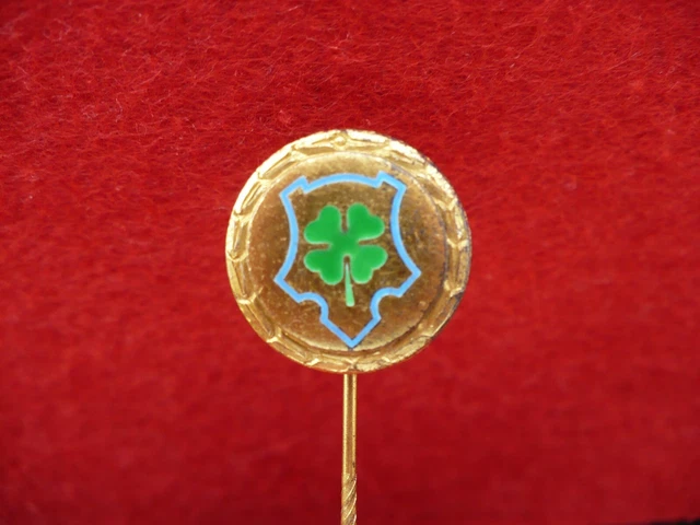Irland Anstecker Claddagh (vergoldet) Emaille Anstecker
