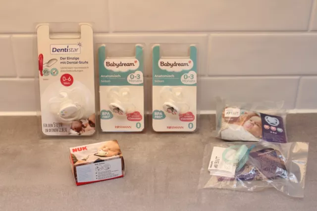 6 Baby Schnuller (Philips AVENT ultra air, NUK, u.a.) - NEU