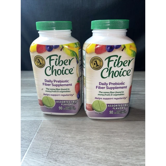FIBER CHOICE DAILY Prebiotic Chewable Tablets (2Pack) sealed 11.20