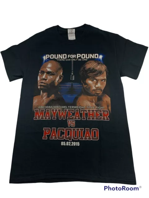 Boxing T Shirt Mayweather VS Pacquiao 2015 Tee Shirt Size Small Never Worn