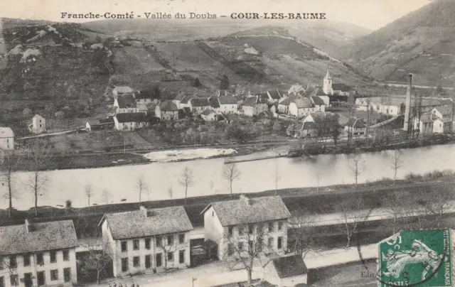 25 Cpa Baume Les Dames "Cour Les Baumes"