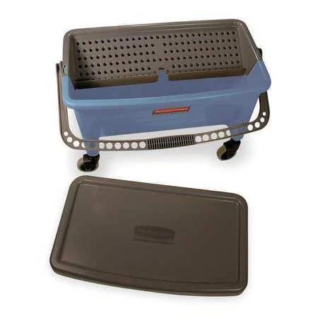 Rubbermaid Commercial Fgq93000blue Mop Bucket And Wringer,28 Qt.,Blue