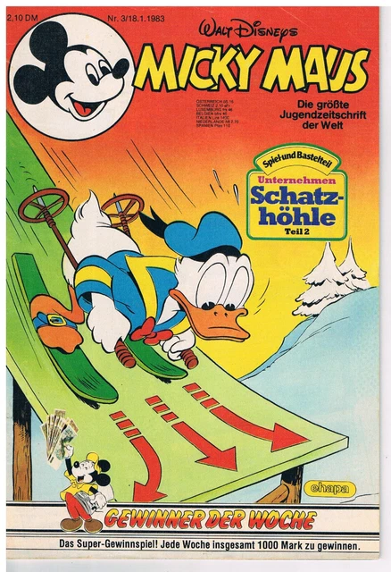Ehapa - Micky Maus - Band 3 - Ausgabe 1983 - mit Schnipp und Beilage - M0426