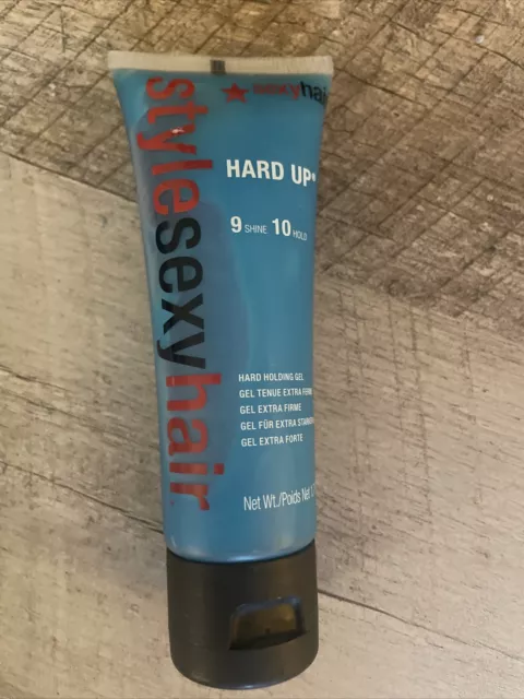 Style Sexy Hair Hard Up Holding Gel 1.7 oz (9 Shine + 10 Hold)