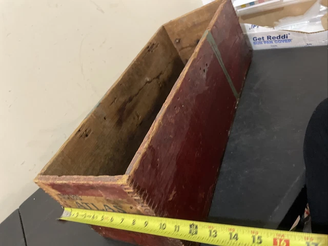 Antique ATLAS POWDER Co. Explosive Box Advertising Empty Wooden Crate 10
