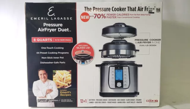 Lagasse air 2025 fryer pressure cooker