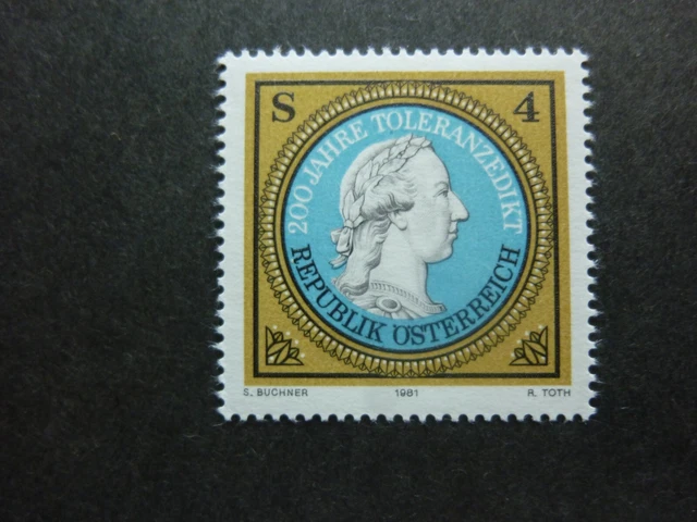 Österreich Mi Nr. 1685 postfrisch 200 Jahre Toleranzedikt  1981