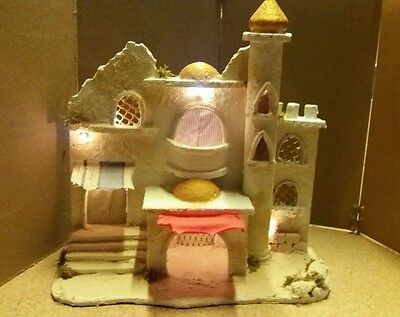 presepe stile arabo crib aldo  50x43 alto 57 cm per pastori 8-10cm aldo 40 crib 
