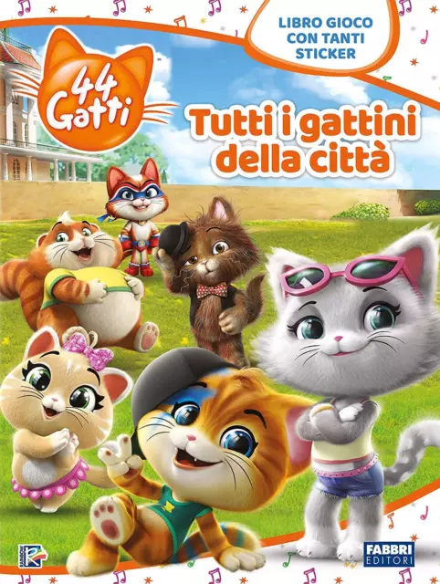 Libri Tutti I Gattini Della Citta. 44 Gatti. Libro Gioco Con Adesivi. Ediz. A Co