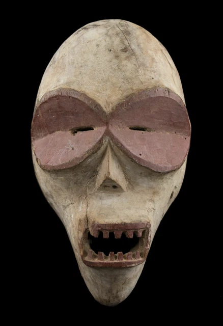 Antique Mask Ibibio Eket Nigeria Society Secret Ekpo Art African 17116