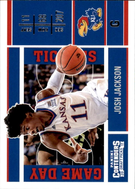 2017-18 Panini Contenders Draft Picks Game Day Tickets #3 Josh Jackson - NM-MT
