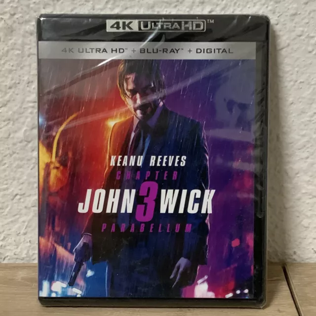 📀 John Wick: Chapter 3 Parabellum (4K ULTRA HD + BLU-RAY) NEW