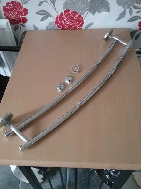 Chrome Double Towel Rail Excellent Condition