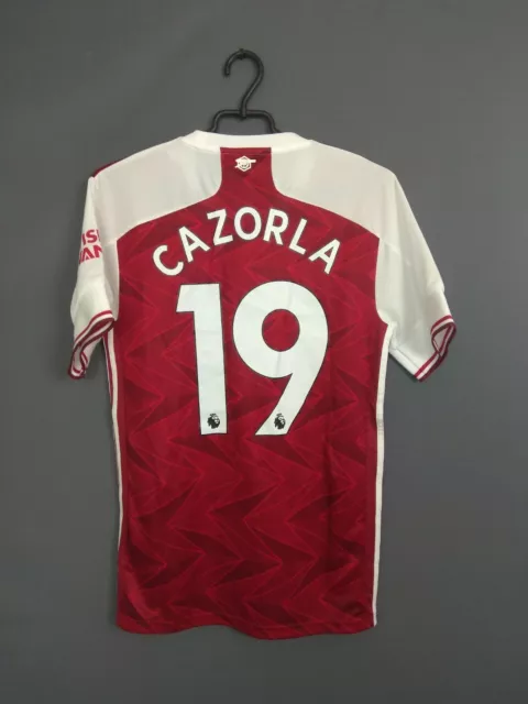 Cazorla Arsenal Jersey 2020 Home SMALL Shirt Soccer Football Adidas EH5817 ig93