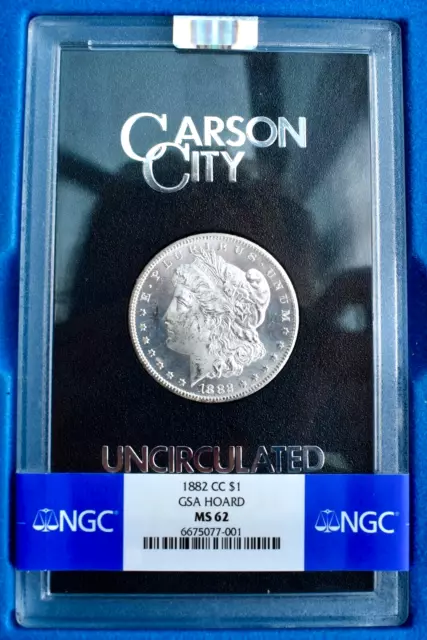 1882 CC GSA Morgan Silver Dollar NGC MS62 United States